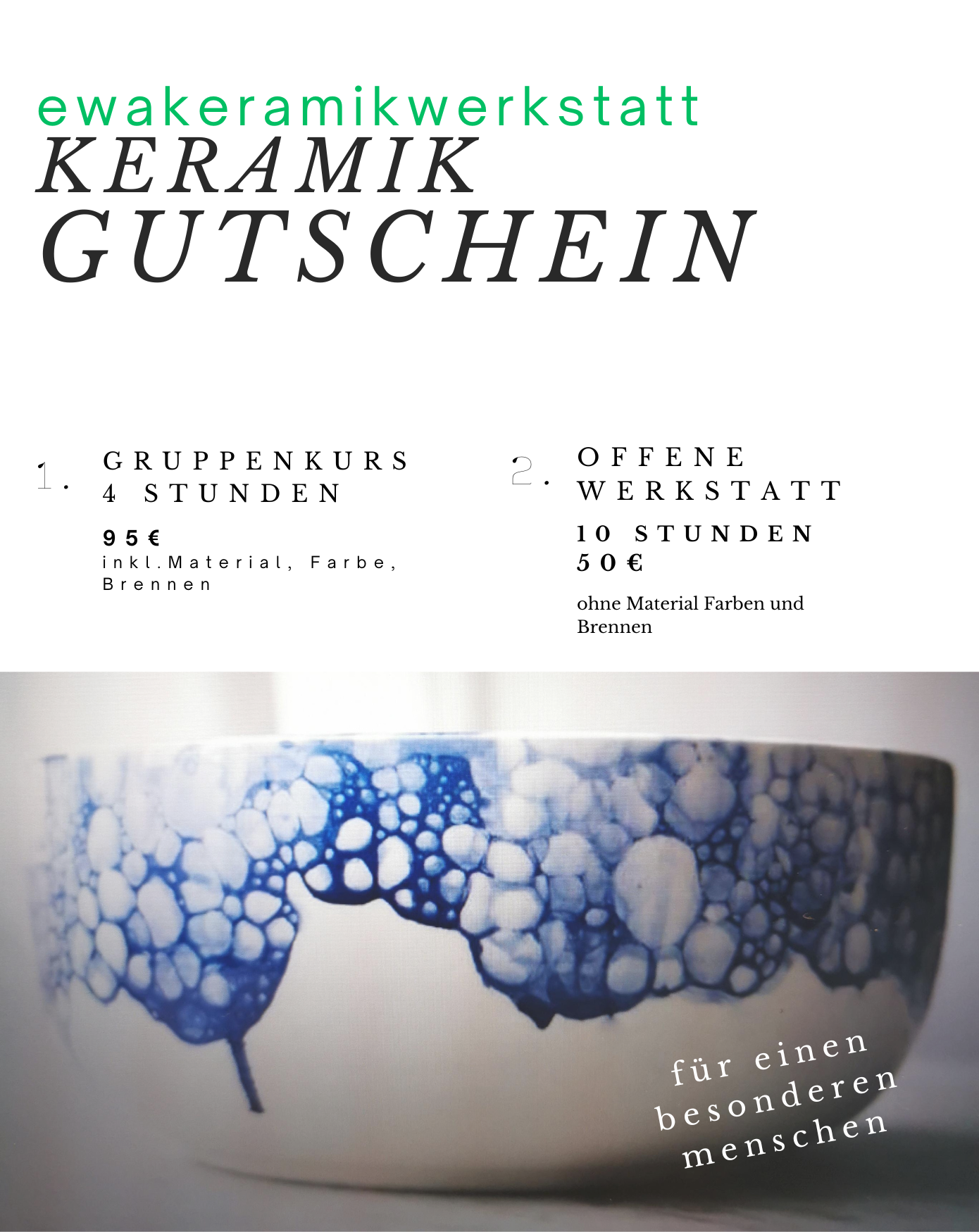 AFTERWORK jeden 1.und3. Dienstag - offene Keramikwerkstatt am 02.Juni 2026